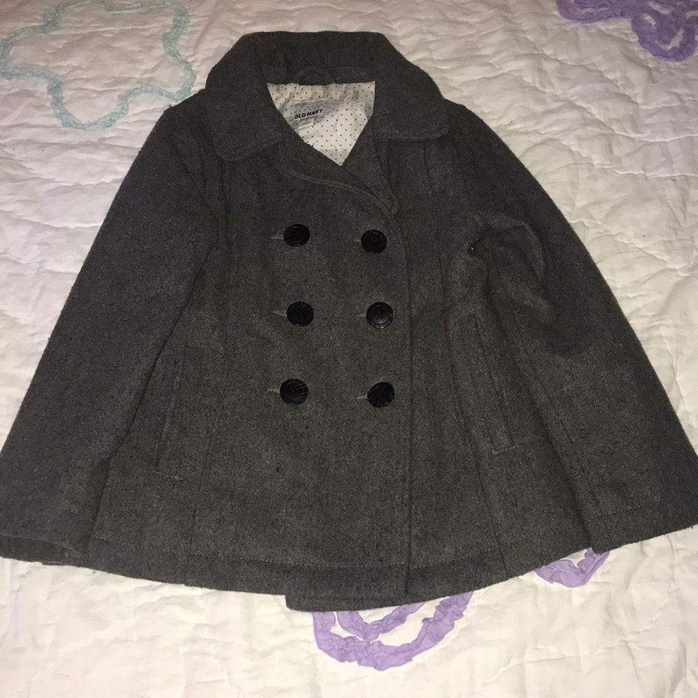 EUC Girls Old Navy Peacoat